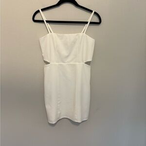 NWT White Show me your Mumu Mini Dress with Cutout Design XS